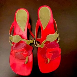 No name beautiful flower sandal